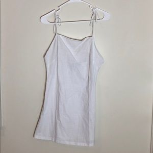 White brandy melville mini dress